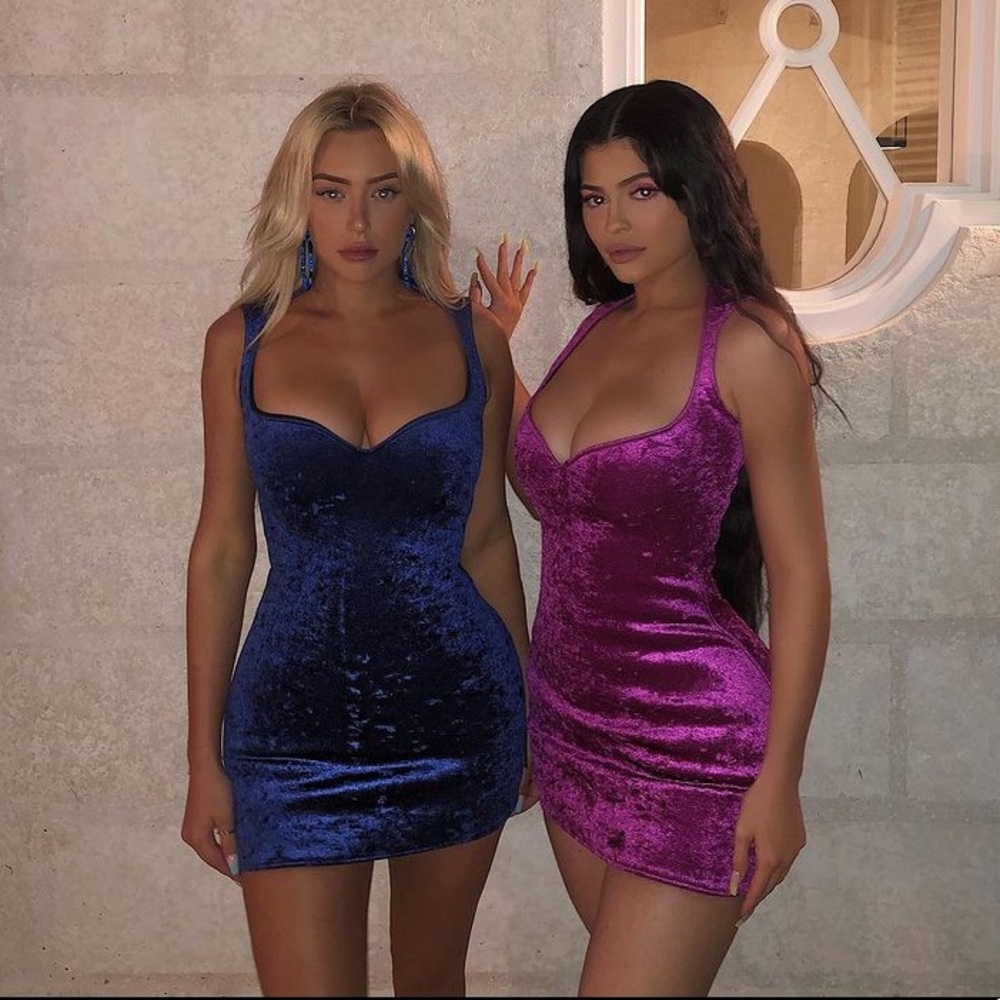 Fashion Nova Dress Velvet VIP
